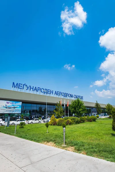 Skopje North Macedonia June 2022 Skopje International Airport Also Known — Stockfoto