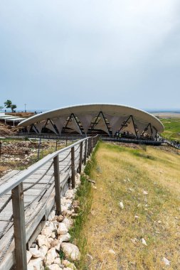 Gobekli Tepe (Gobeklitepe in English), a Neolithic archaeological site near the city of Sanliurfa in Turkey. It is the world's oldest known temple and UNESCO world heritage site.