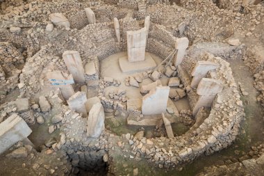 Gobekli Tepe (Gobeklitepe in English), a Neolithic archaeological site near the city of Sanliurfa in Turkey. It is the world's oldest known temple and UNESCO world heritage site.