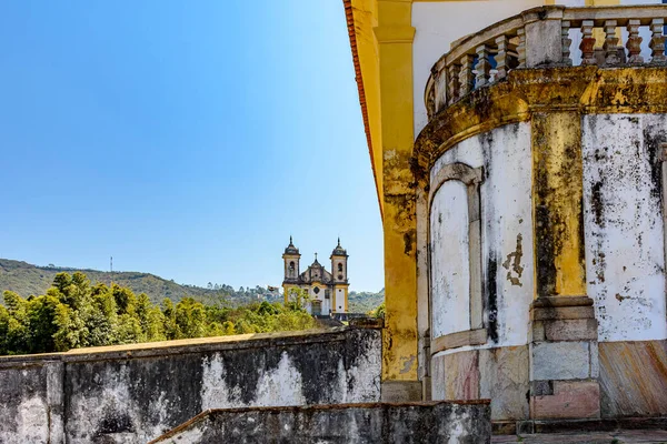 Kerk Uit Tijd Van Keizerlijk Brazilië Gebouwd Door Slaven 18E — Stockfoto
