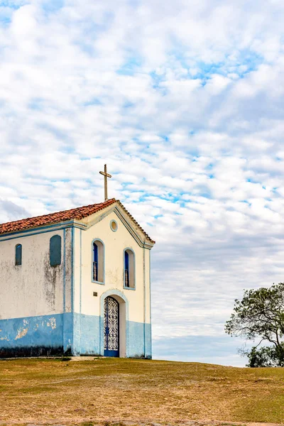 Vecchia Cappella Storica Stile Coloniale Del Xvii Secolo Nella Città — Foto Stock