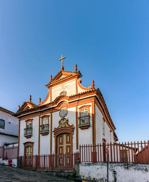 Old baroque church in the historic city of Diamantina in Minas Gerais which during the empire was an important diamond production center in Brazil