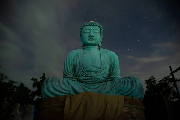 Velký Buddha Daibutsu Velký Buddha Kamakury Japonsku Velmi — Stock fotografie