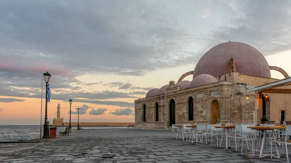 Mosque Chania Crete Greece October 2021 — Stock Photo, Image