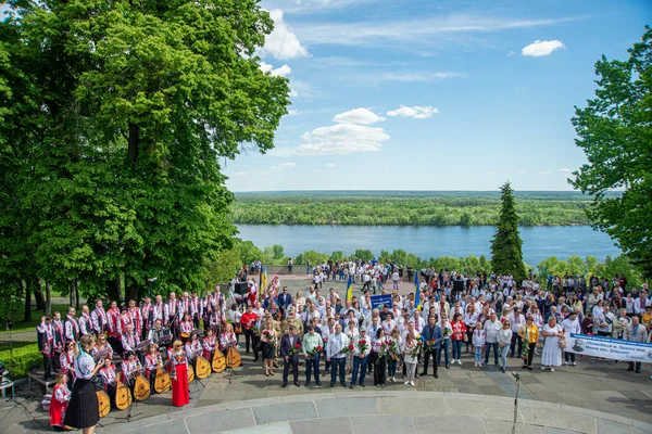 Ucrânia Kanev Maio 2021 Honrando Memória Figura Proeminente Ucrânia Taras — Fotografia de Stock