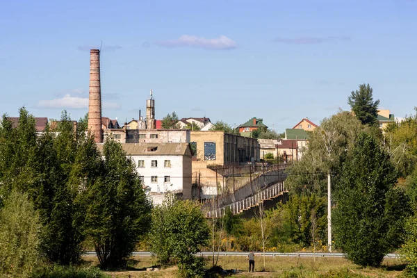 Szögesdrót Börtön Bucha Ukrajna — Stock Fotó