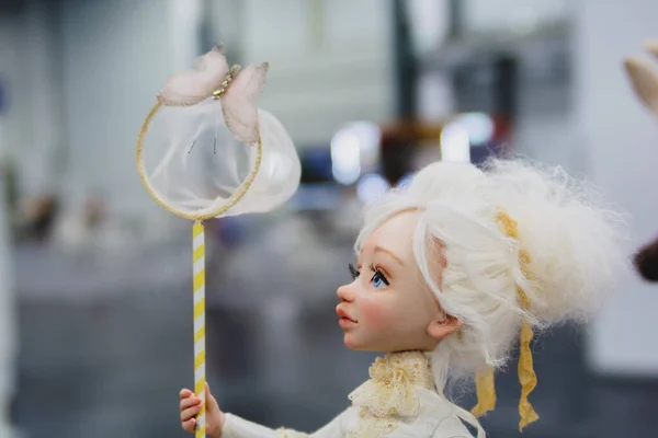 Kiev Україна Вересня 2020 Лялька Автора Зроблена Техніці Реалізму Лялька — стокове фото