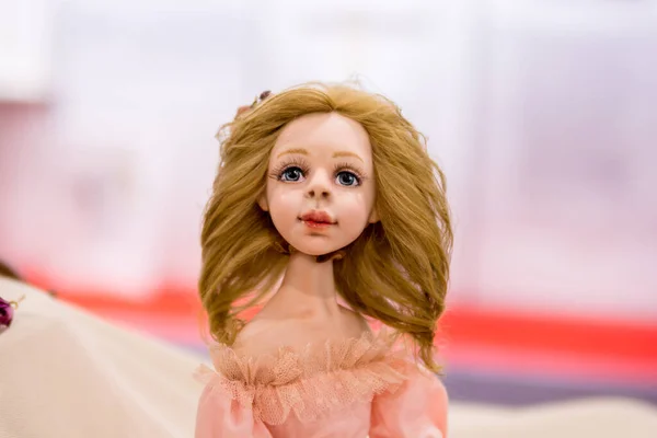 Kiev Україна Вересня 2020 Лялька Автора Зроблена Техніці Реальних Дівчат — стокове фото