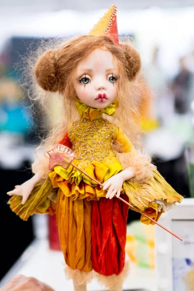 Kiev Ukraine September 2020 Doll Looks Real One Red Haired — Stock Photo, Image