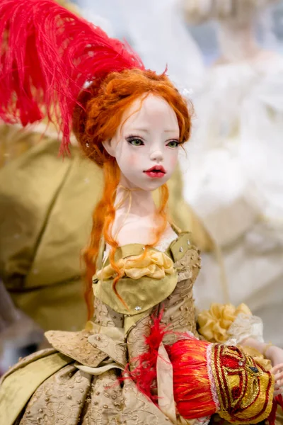 Kiev Ukraine September 2020 Doll Looks Real One Red Haired — Stock Photo, Image