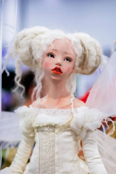 Kiev Ukraine September 2020 Doll Looks Real One Doll Painted — Stock Photo, Image