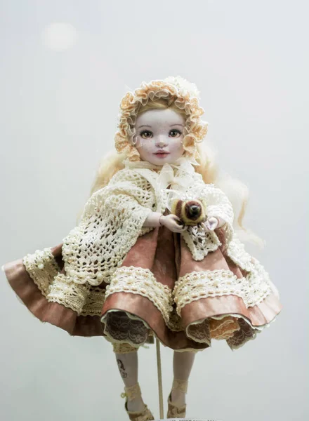 Kiev Ukraine September 2020 Doll Looks Real One Girl Wide — Stock Photo, Image