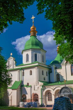 Savaş sırasında Kyiv 'deki Mikhailovsky Katedrali.