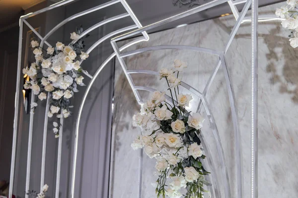 Tarta Boda Blanca Recepción — Foto de Stock