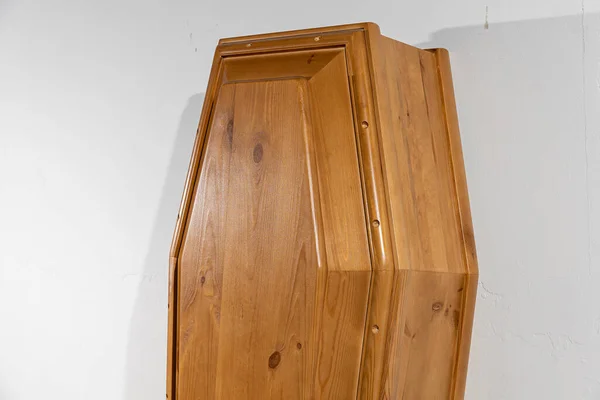 Coffins Presented Shop Undertaker — Stock Photo, Image