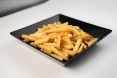 Arka plan olarak lezzetli Fransız kızartması