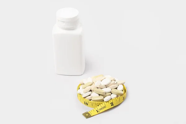 Vtamin Omega Fish Oil Capsules Supplement White Background — Foto de Stock
