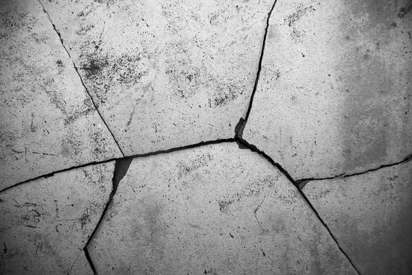 Big Crack Gray Wall Abstract Image Vertical Crack Close Selective — Stock Photo, Image