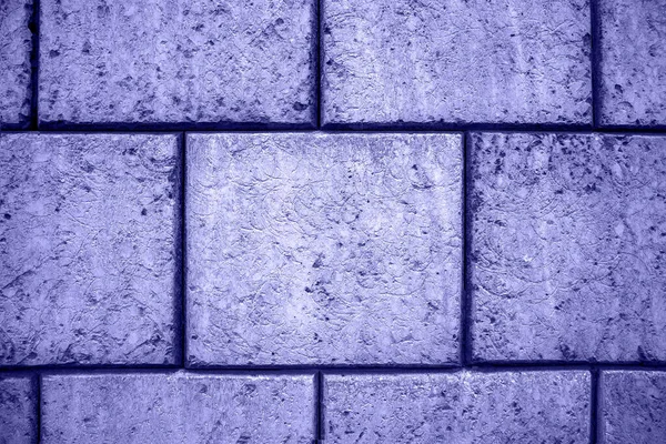 Blauwe Bakstenen Muur Achtergrond Detail Van Een Blauwe Bakstenen Muur — Stockfoto