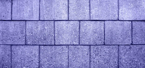 Blue Brick Wall Background Detail Blue Brick Wall Texture — Stockfoto