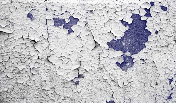 Tło starej ściany ze skórką powierzchni pęknięcia farby tekstury — Zdjęcie stockowe