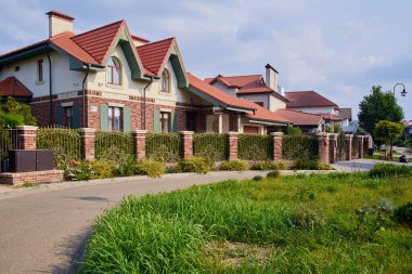 Krasnodar, Rusya - 20 Haziran 2021: Alman köyündeki kulübe