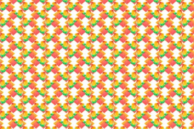 Beyaz zemin üzerinde farklı el yapımı sabunların soyut simetrik bileşimi