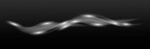 金色の輝く光沢のある線効果ベクトル背景 速度の明るい白い線 光輝く効果 抽象的な動き線 ライトトレイル波 火災パストレースライン 車のライト — ストックベクタ