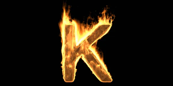 Feuer Alphabet Buchstabe Flammende Brandschrift Brennende Flamme Text Mit Rauch — Stockfoto