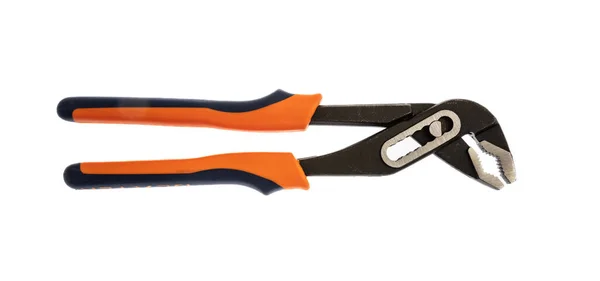 Water Pump Pliers Work Tool Rubber Handle New Slip Joint — Stock Photo, Image