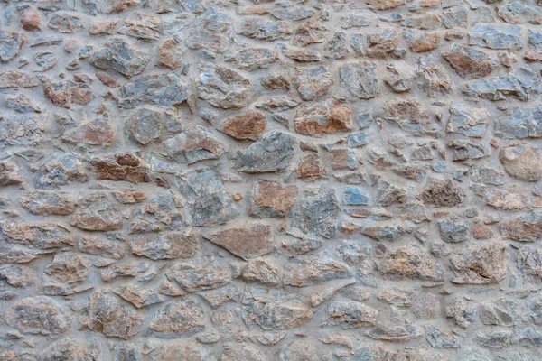 Parede Pedra Textura Fundo Velho Stonewall Fachada Construção Padrão Tradicional — Fotografia de Stock