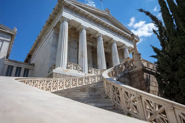 Grecia Atenas Vallianeio Megaron Entrada Escaleras Día Soleado Cielo Azul — Foto de Stock
