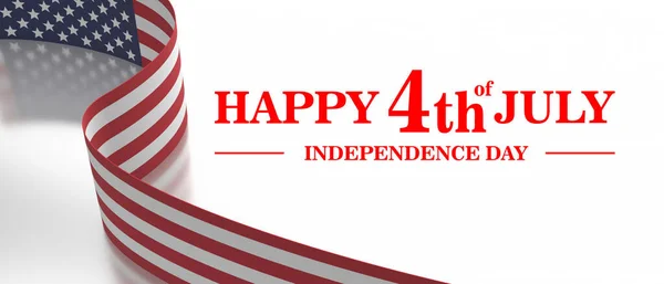 Happy 4Th July Independence Day July Fourth America National Holiday — Stock Photo, Image