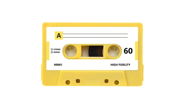 Vintage Muziek Geluid Retro 80S Lied Audio Cassette Tape Paarse — Stockfoto