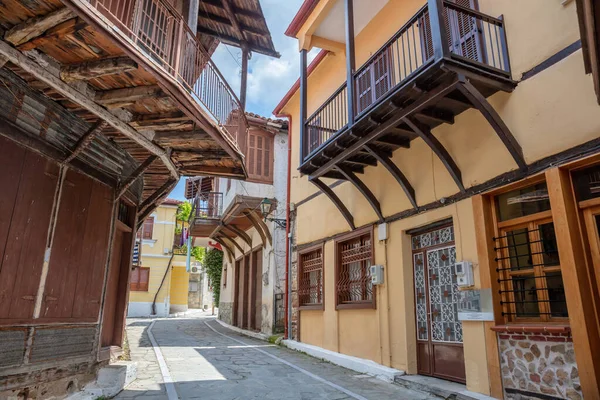 Macedonia Greece Arnaia Village Halkidiki House Traditional Macedonian Architecture View — Stock fotografie
