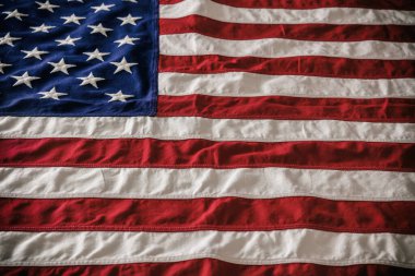 ABD bayrağı geçmişi. Amerika Birleşik Devletleri yıldız ve çizgili pankart, ulusal Amerikan bayramı kutlama simgesi