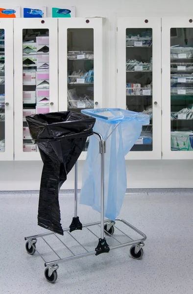 Operating Theatre Storage Waste Bags — Stock Photo, Image