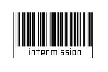 Beyaz arkaplanda barkod ve yazıt arası. Ticaret ve küreselleşme kavramı