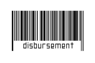 Dijitalleştirme kavramı. Altında yazı olan siyah yatay çizgilerin barkodu.