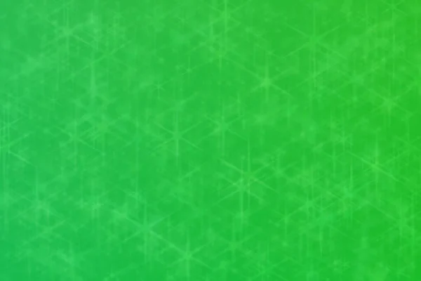緑の抽象的背景星の形をしたボケスポット — ストック写真