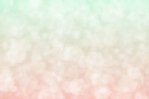 Світло Рожевий Морська Піна Зелений Абстрактний Дефокусований Фон Шестикутна Форма — стокове фото