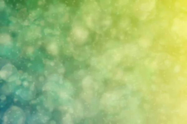 Желто Зеленый Зеленый Абстрактный Разряженный Фон Фигура Круга Боке — стоковое фото