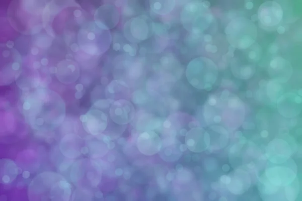 Purple Green Abstract Defocused Background Circle Shape Bokeh Pattern — Stock Photo, Image