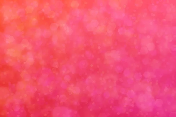 주황색 분홍색 추상적으로 육각형 모양보케 — 스톡 사진