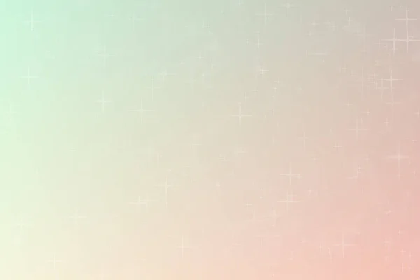 Светло Розовый Морская Пена Зеленый Абстрактный Разряженный Фон Звездой Формы — стоковое фото