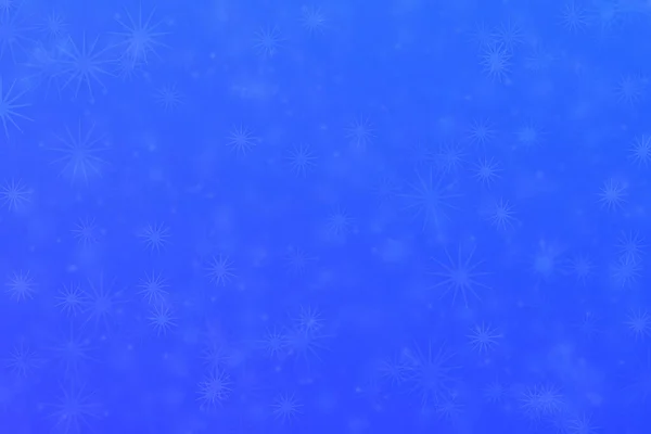 Azul Abstrato Desfocado Fundo Estrela Forma Bokeh Padrão — Fotografia de Stock