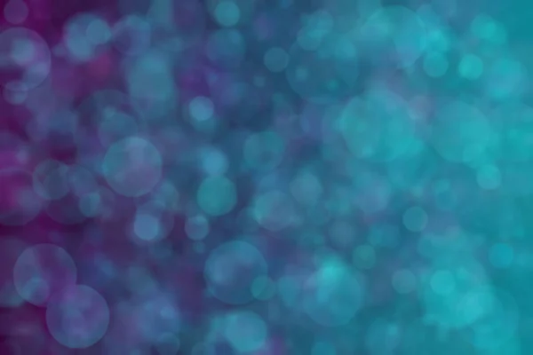 Purple Sea Green Abstract Defocused Background Circle Shape Bokeh Pattern — Stock Photo, Image
