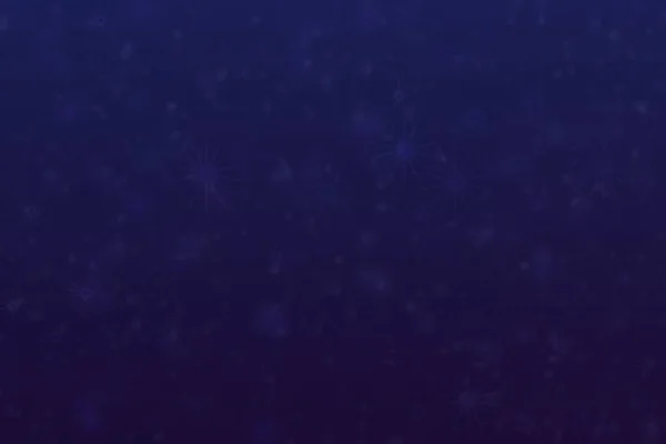 Blauer Abstrakter Defokussierter Hintergrund Sternförmiges Bokeh Muster — Stockfoto