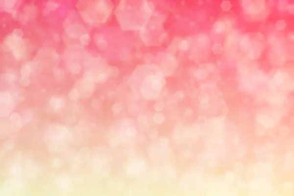 Mooie Abstracte Achtergrond Sweet Pink Tot Beige Verloop Zeshoekig Patroon — Stockfoto
