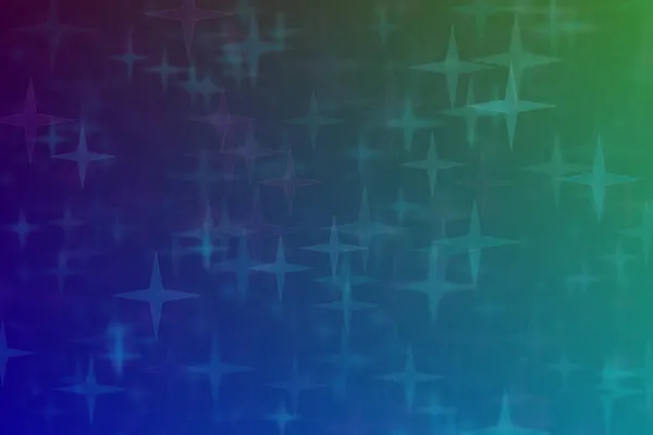Violett Und Meergrün Abstrakt Defokussiert Hintergrund Sternförmig Bokeh Muster — Stockfoto